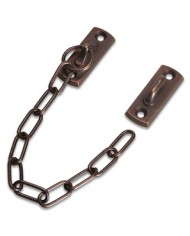CATENELLA FERMA PORTE OTTONE BRONZATA CM.18