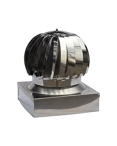 FUMAIOLO EOLICO ZINCATO 42X42