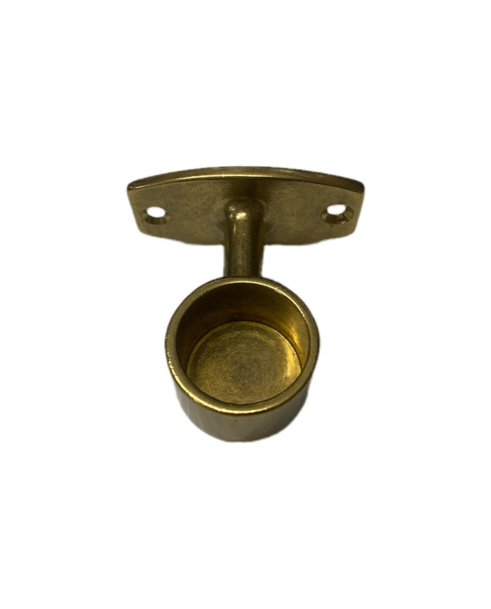 SUPPORTO OTTONE  LUCIDO CIECO D.25