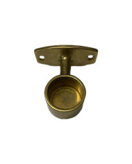 SUPPORTO OTTONE  LUCIDO CIECO D.25