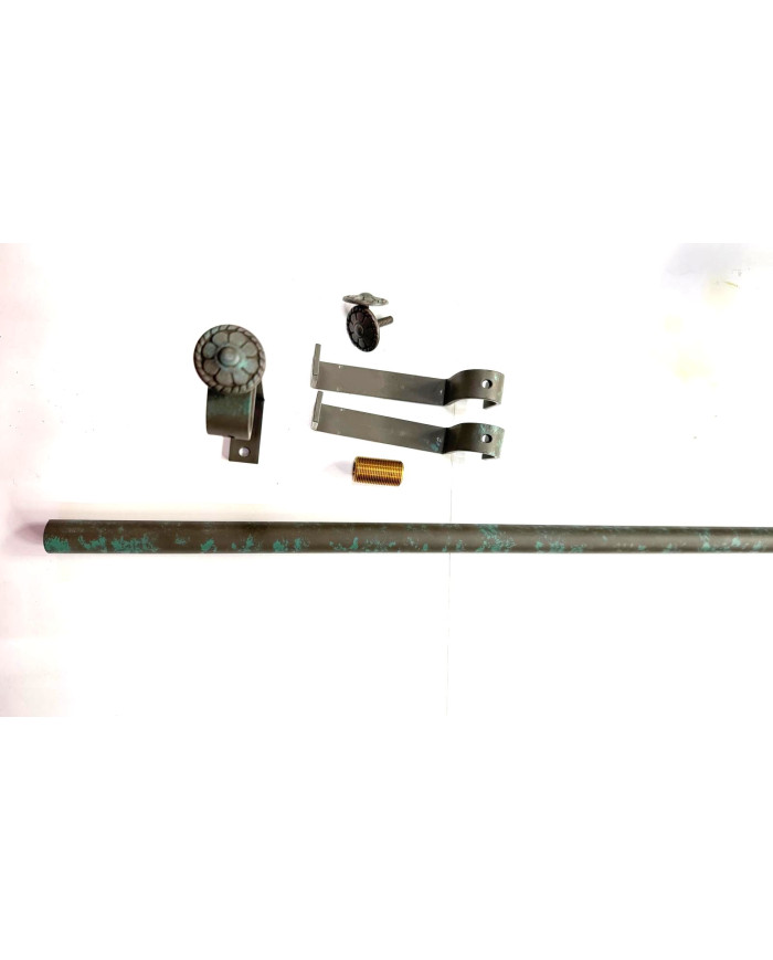 BAST.FERRO DECO.OSSID.CM.180 CON SUPPORTI FD618