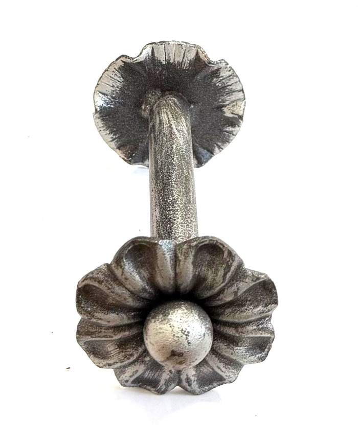 FERMATENDA PETALO NERO ARGENTO