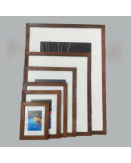 CORNICE LEGNO NOCE 24X30
