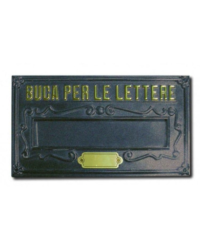 BUCA LETTERE COMO OTTONE GHISA 50A8GH