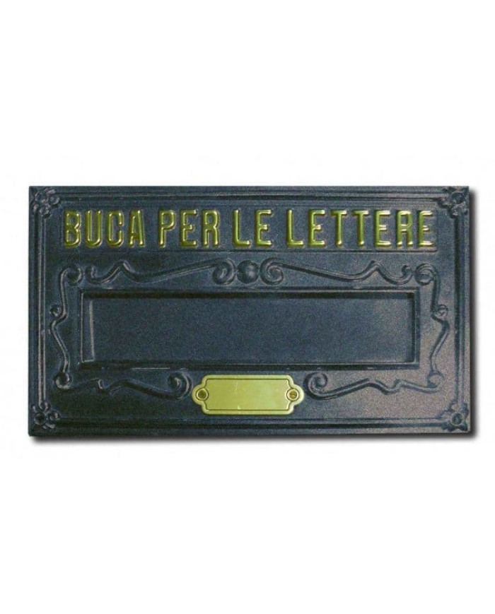 BUCA LETTERE COMO OTTONE GHISA 50A8GH