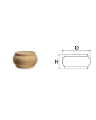 PIEDINI GREZZO A CIPOLLA ART. 1/70 ONTANO D.70