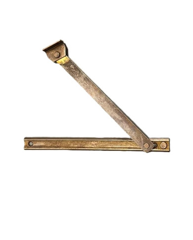 SNODO PER RIBALTA CM.15 OTTONE BRONZATA