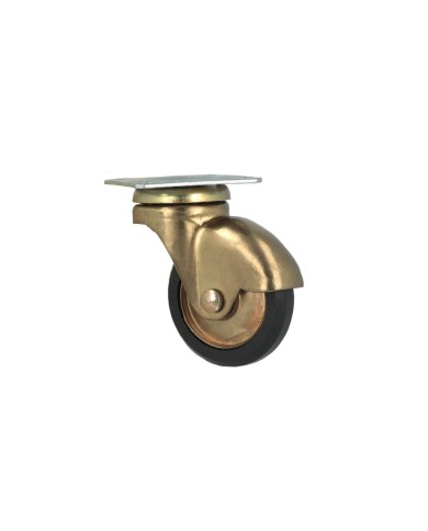 RUOTA C/PIASTA OTTONATA D.40 P1