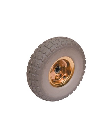 RUOTA PIENA CARRELLO D.260 F.20 GIALLA