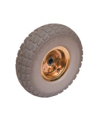 RUOTA PIENA CARRELLO D.260 F.20 GIALLA