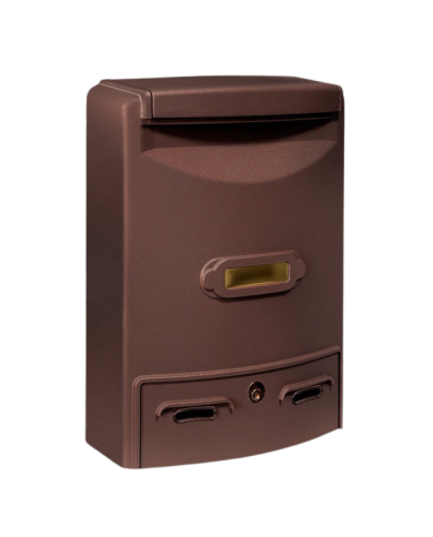 CASSETTA POSTALE EUROPA MARRONE ANTICATO 29X10X39