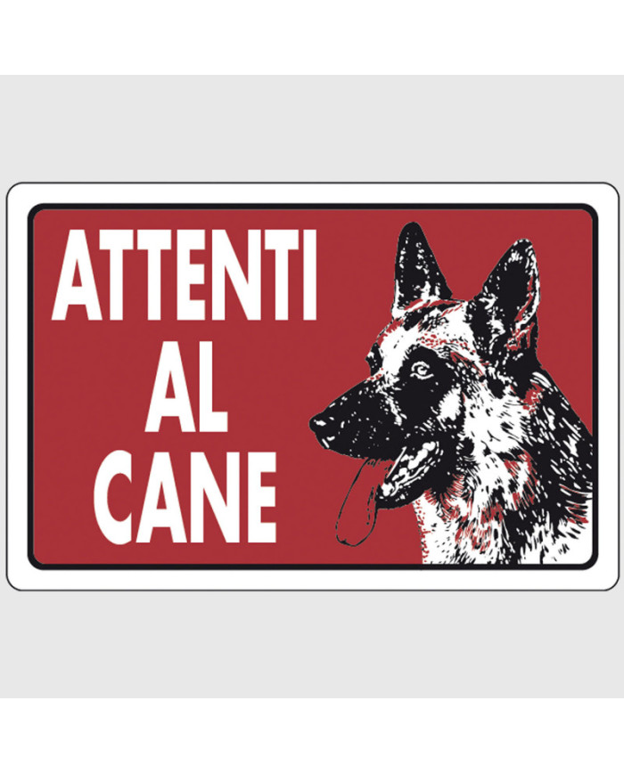 ATTENTI AL CANE  30X20