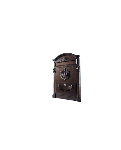 CASSETTA POSTA REGIA MAXI MARRON ANTICATO 30X9,5X4