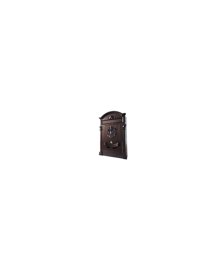 CASSETTA POSTA REGIA MAXI MARRON ANTICATO 30X9,5X4
