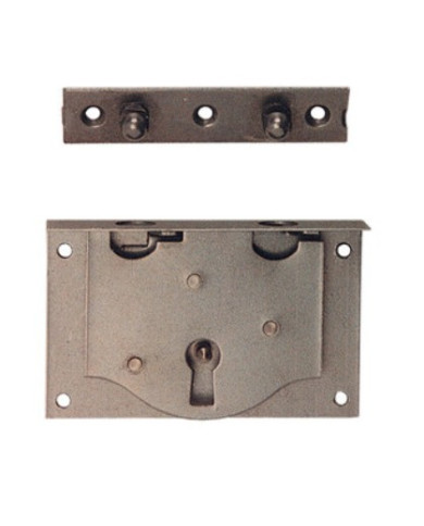 SERRATURA PER CASSA MM.40 IN FERRO
