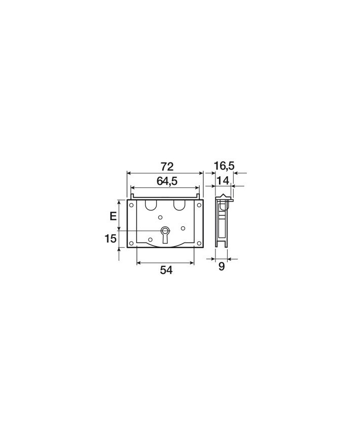 SERRATURA PER CASSA MM.30 ART.60