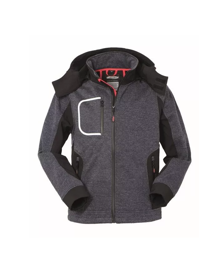 GIUBBOTTO SOFTSHELL RUSTY L BLUE NERO