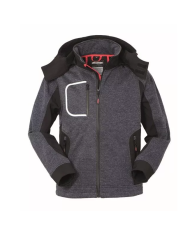 GIUBBOTTO SOFTSHELL RUSTY L BLUE NERO