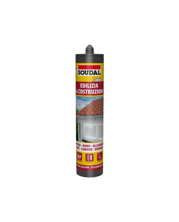 SILICONE NEUTRO EDILIZIA GRIGIO ML.300