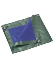 TELONE OCCHIELLATO IN POLIETILENE 5X8 VERDE