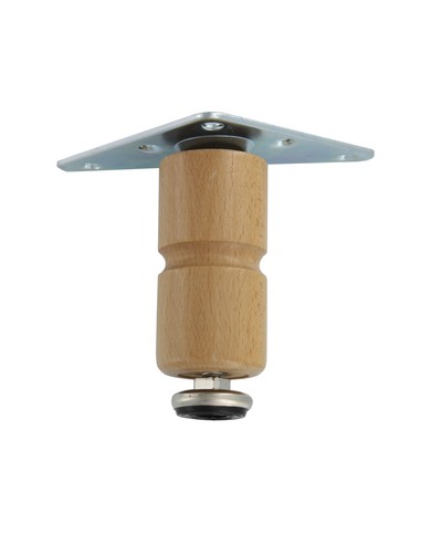 PIEDINI LEGNO NATURALE ART.11 H10 CM 4P