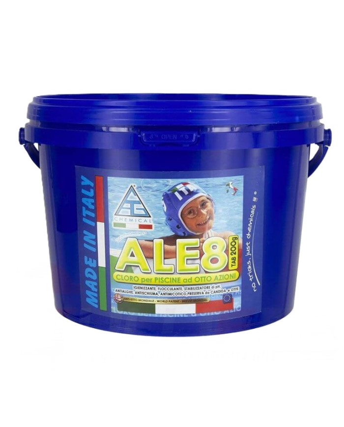 CLORO 8 FUNZIONI IN PASTIGLIE DA 200GR CF.5KG
