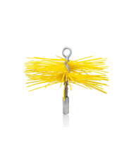 SCOVOLO NYLON GIALLO X TUBI IN ACCIAIO D.150