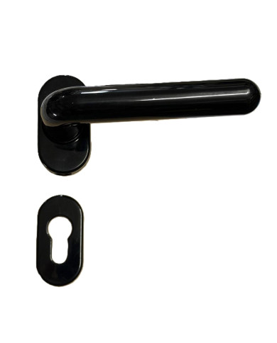 MANIGLIA NYLON NERA C/ROS.OVAL