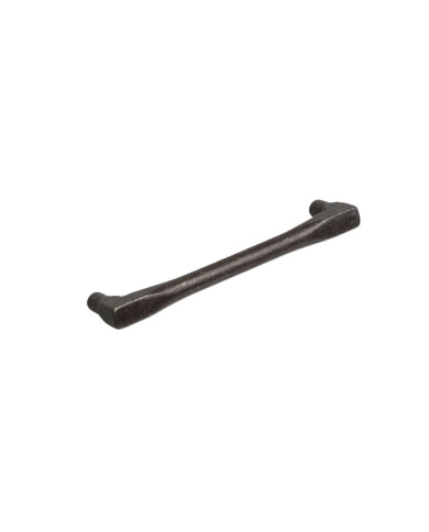 MANIGLIA SERIE 555  INT. 128 VINTAGE FERRO NERO