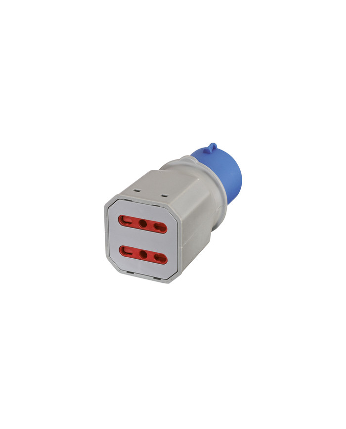 PRESA INDUSTIALE QUADRA 220V BIPAS