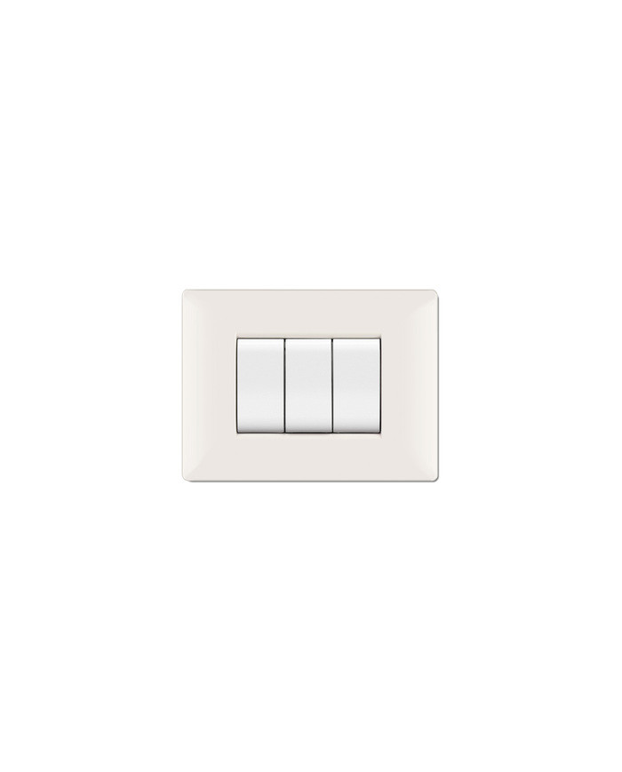 PLACCA LIFE Q MOD.LIVING PLAS BIANCO