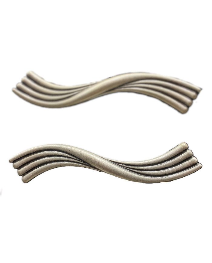 MANIGLIA ARGENTO VECCHIO BRILLANTE 622  DX