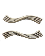 MANIGLIA ARGENTO VECCHIO BRILLANTE 622  DX