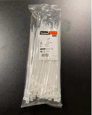 FASCETTE CABLAGGIO NYLON BIANCO 100X2.5 MM