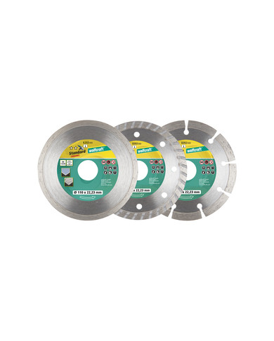 3 DISCHI DIAMANTATI PER FLEX D.110MM