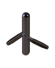 ANUBA CANNA FUC. LUNGHE MM.14 ACCIAIO LACCATO