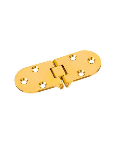 CERNIERE BISCOTTO OTTONE LUCIDO C/FERMO