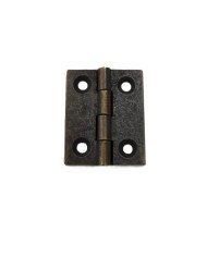 CERNIERE FRESATE PIANE OTTONE BRONZATO 35X30