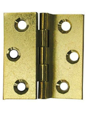 CERNIERE FRESATE 1/2 ZANCA OTTONE LUCIDO 40X35