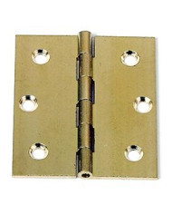 CERNIERE FRESATE PIANE OTTONE LUCIDO  70X55