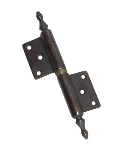 CERNIERE GROSSEZZA C/CAP OTTONE BRONZATO MM.120 SX