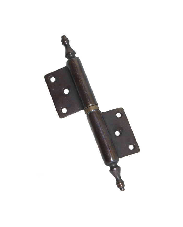 CERNIERE GROSSEZZA C/CAP OTTONE BRONZATO MM.120 SX