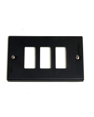 COPRINTERRUTTORE ALLUMINIO NERO 3F**