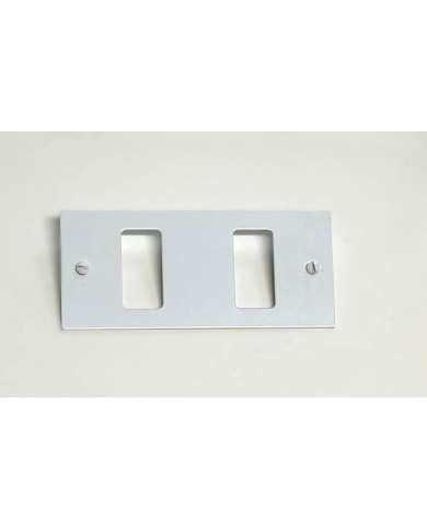 INSERTO LACCATO BIANCO 2 FORI*