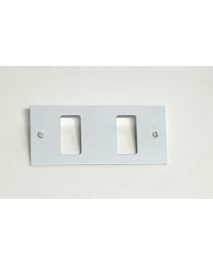 INSERTO LACCATO BIANCO 2 FORI*