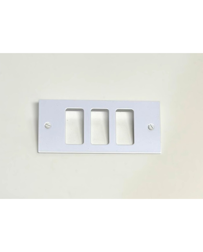 INSERTO LACCATO BIANCO 3FORI**