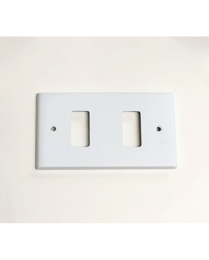 COPRINTERUTTORE OTTONE BIANCO CIV 2F**