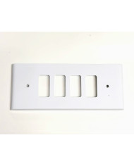 COPRINTERRUTTORE OTTONE BIANCO CIV 4F**