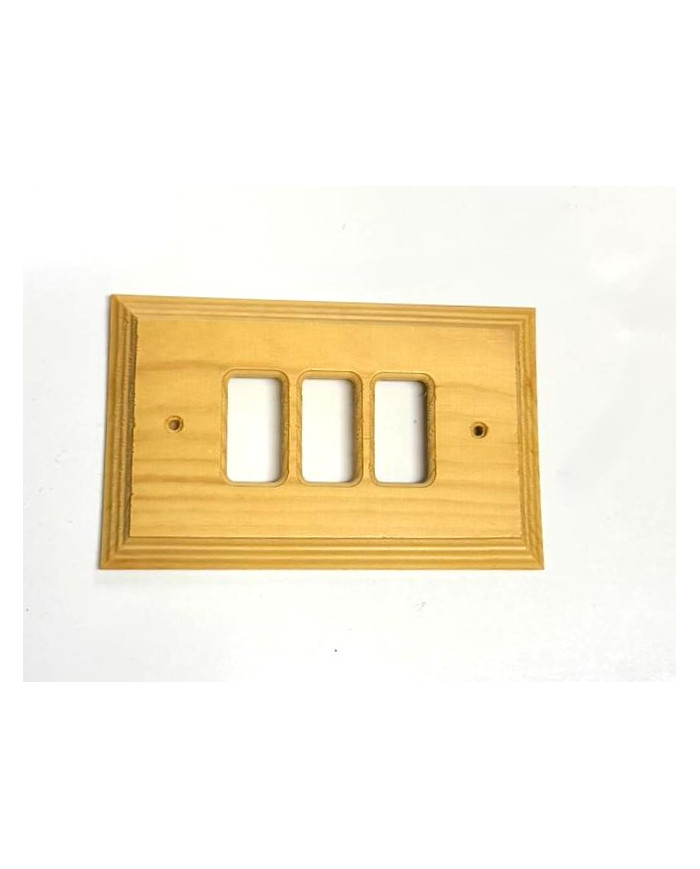 COPRINTERRUTTORE LEGNO PINO 3 FORI**