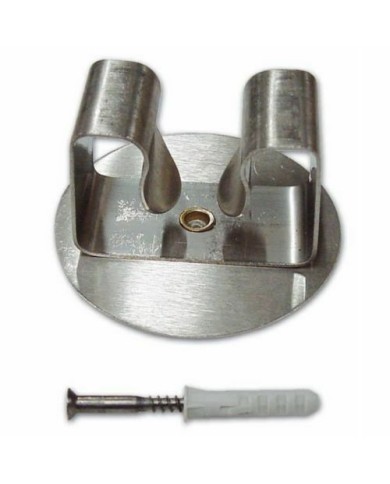 SUPPORTO PORTASCOPE INOX ADESIVO